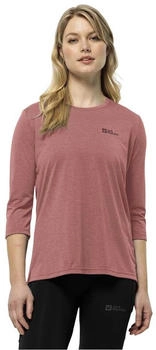 Jack Wolfskin Crosstrail 4-arm T-shirt mineral rot 1809541-J0127