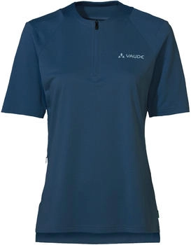 VAUDE Tremalzo Q-Zip T-Shirt blau