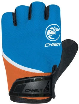 Chiba Kinder Fahrrad Handschuhe kurz blau schwarz
