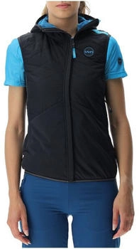 UYN Crossover FullZip Fahrradweste Damen black/black/sodalite blue