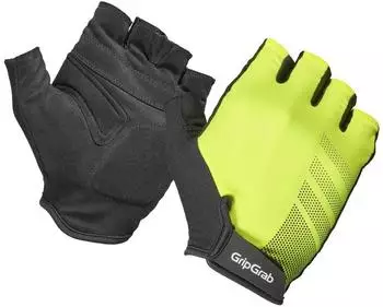 GripGrab RIDE RC LIGHT Kurzfinger Fahrradhandschuhe yellow hi-vis