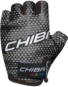 Chiba Kinder Fahrrad Handschuhe kurz grau 2023