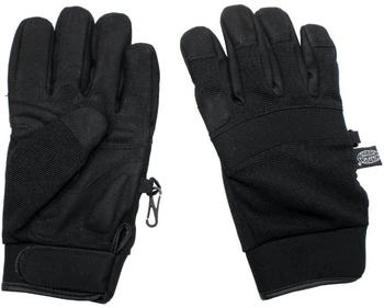 Max Fuchs Fingerhandschuhe schwarz neoprene elastisch