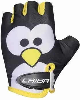 Chiba Kinder Fahrrad Handschuhe kurz schwarz weiß