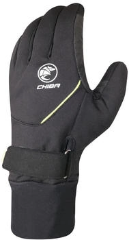 Chiba Rain Pro Warm Fahrradhandschuhe schwarz neongelb