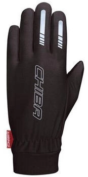 Chiba Thermofleece Waterpro Fahrradhandschuhe schwarz