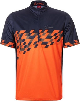 Löffler Fahrrad-Trikot HR BIKE-SHIRT orange blau
