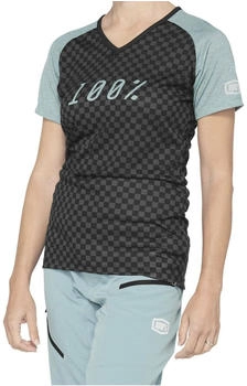 100% Radtrikot seafoam schwarz türkis