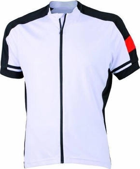 James & Nicholson Bike-T Full Zip weiß