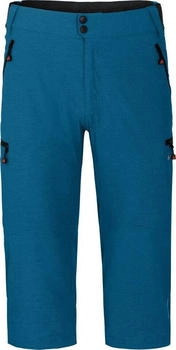 Bergson Fahrradhose PATTI Capri bielastisch strapazierfähig saphirblau