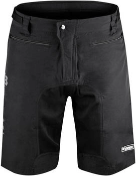Force MTB-11 Shorts Abnehmbares Pad schwarz