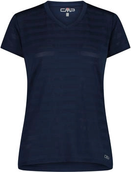 CMP Striped Mesh T-Shirt blau schwarz