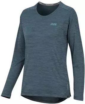 IXS Flow X Damentrikot langärmlig blau schwarz