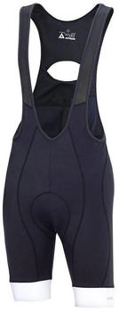 Airtracks Fahrradhose Träger Kurz Comfort Line schwarz weiß