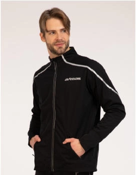 Airtracks Thermo Fahrradjacke Laufjacke Air Tech schwarz