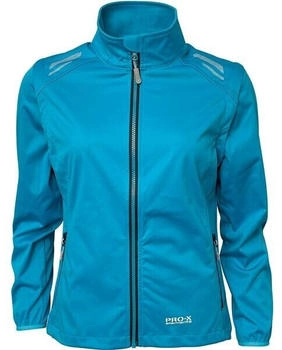 PRO-X elements Damen Regenjacke Softshellweste HELLEN neon türkis