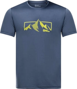 Jack Wolfskin Peak Graphic T-Shirt blau