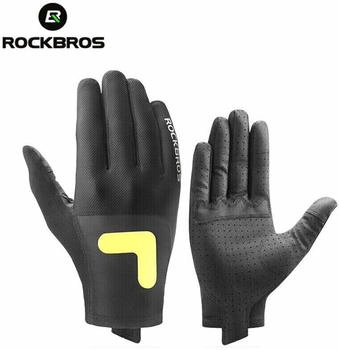 Rockbros Fahrradhandschuhe atmungsaktiv winddicht Touchscreen MTB