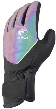Chiba Roadmaster Reflex Fahrrad Winterhandschuhe rainbow schwarz