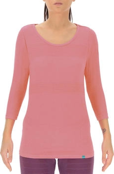 UYN Natural Training OW Three SL T-Shirt Damen neonpink meliert O101986