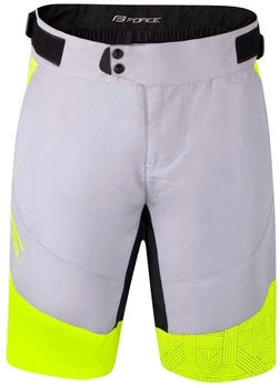 Force Radshorts Force Storm grau gelb