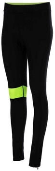 Airtracks Thermo Damen Fahrradhose Lang schwarz neon