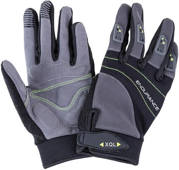 Endurance Endurance 'Gamal' Fahrradhandschuhe schwarz grau