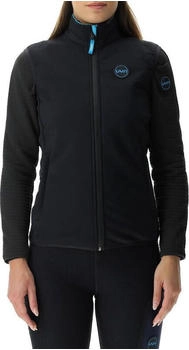 UYN Woman Spire Softshell Vest black/blue danube