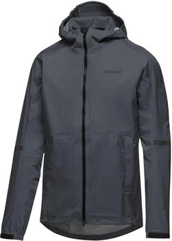 Gore LUPRA 2.0 GORE-TEX graphite lab – Gore LUPRA 2.0 GORE-TEX graphite lab — wasserdichte Fahrrad-Regenjacke mit vollständigem Wetterschutz