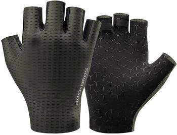 Rockbros atmungsaktive Fahrradhandschuhe kurze Finger grün