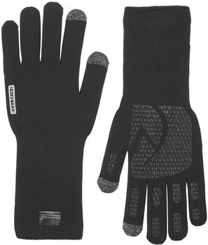 SealSkinz Skeyton Wasserdichter Allwetter Ultra Grip Gestrickter Stulpenhandschuh schwarz
