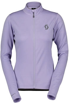 Scott Gravel Warm Merino LS heather lila 7634