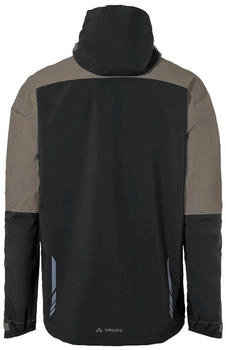 VAUDE Moab Rain Jacket Fahrradjacke schwarz grau – VAUDE Moab Rain Jacket – zuverlässiger Wetterschutz für Mountainbiker