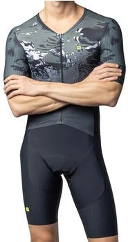 Alé Cycling R-EV1 Hive Kurzarm-Skinsuit grau