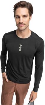 Siroko Langärmeliges gravel-t-shirt rubra schwarz