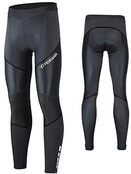 MEETWEE Lange Fahrradhose Kompression Schwarz