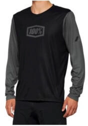 100% Langarm Trikot Airmatic schwarz