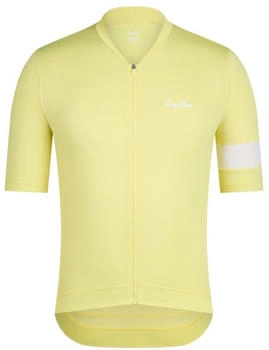 Rapha Core Lightweight Jersey CanaryYellow WhiteAlyssum