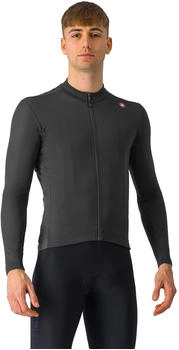 Castelli Espresso Thermal Jersey Radtrikot light black