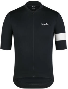 Rapha Core Jersey Radtrikot schwarz weiß