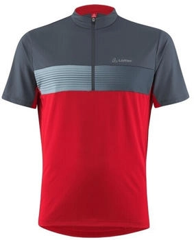 Löffler Scala Radtrikot rot schwarz