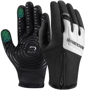 Rockbros Winterhandschuhe Touchscreen Handschuhe dunkelgrau