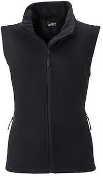 James & Nicholson Promo Softshell Vest schwarz