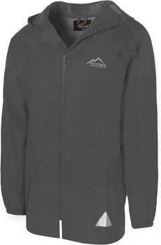 Normani Regenjacke Tampere Leichte Windjacke schwarz