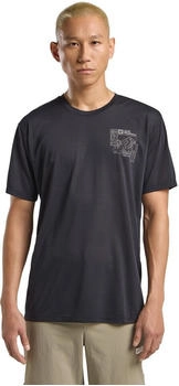 Jack Wolfskin vonnan graphic t explore phantom t0248