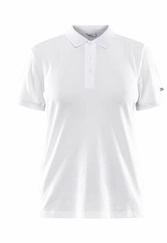 Craft Sport-Polo CORE Blend weiß