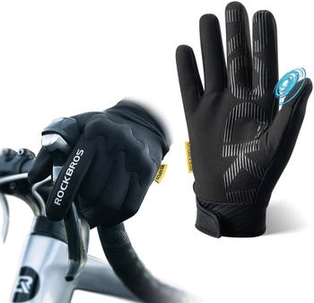 Rockbros Fahrradhandschuhe Warme Winddichte Vollfinger Sporthandschuhe