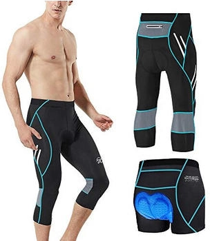 MEETWEE Radhose Kompression Radsport Hose 3D Schwamm Sitzpolster