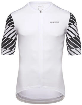Gore GOREWEAR Swiftride Optical Kurzarmtrikot wei&szlig;/schwarz