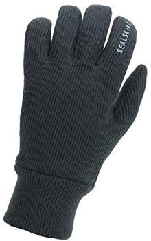 SealSkinz Winddichter Allwetter Strickhandschuh grau